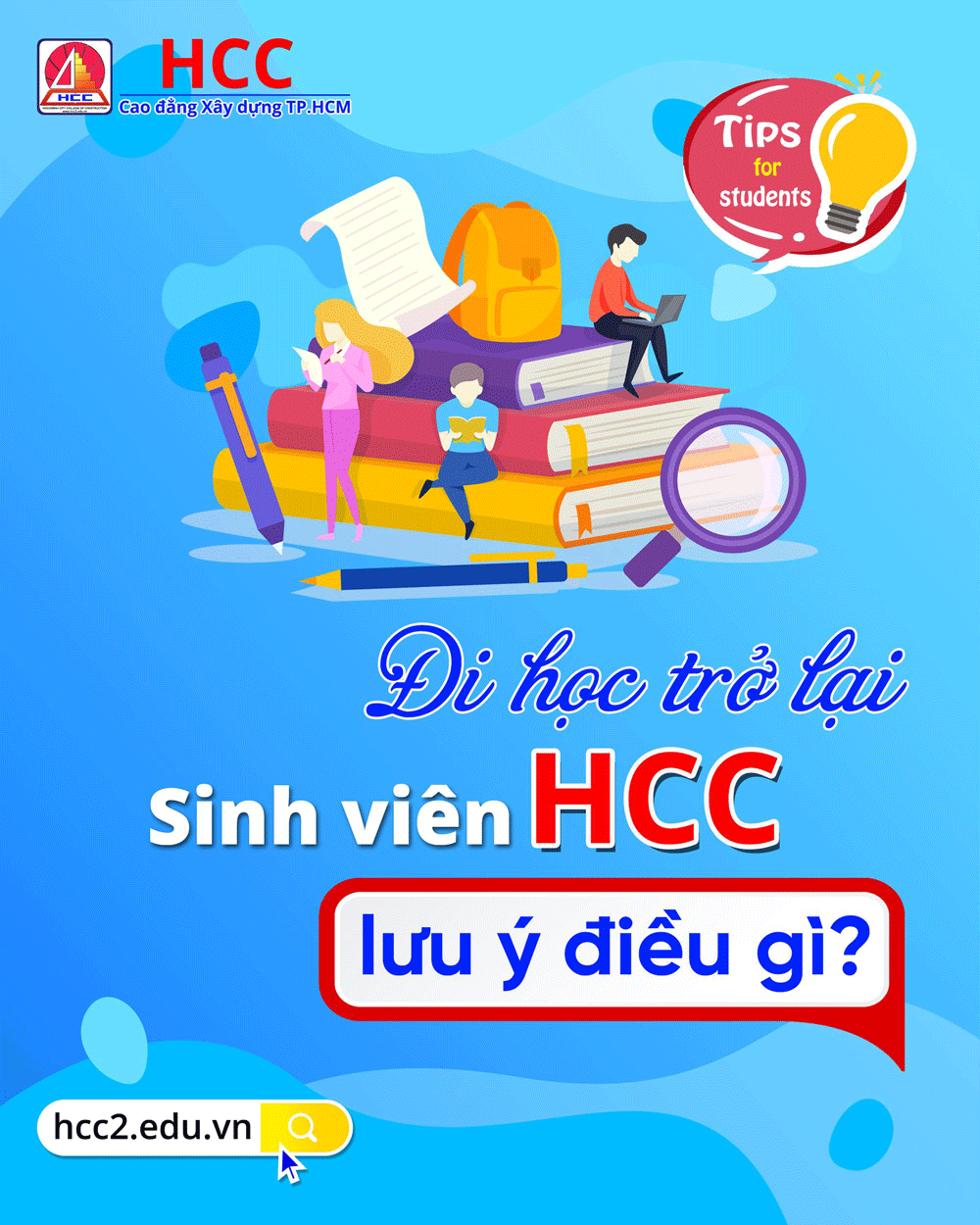 Sinh viên HCMCC nhà mình đã chính thức đi học trở lại sau một kỳ nghỉ dài.