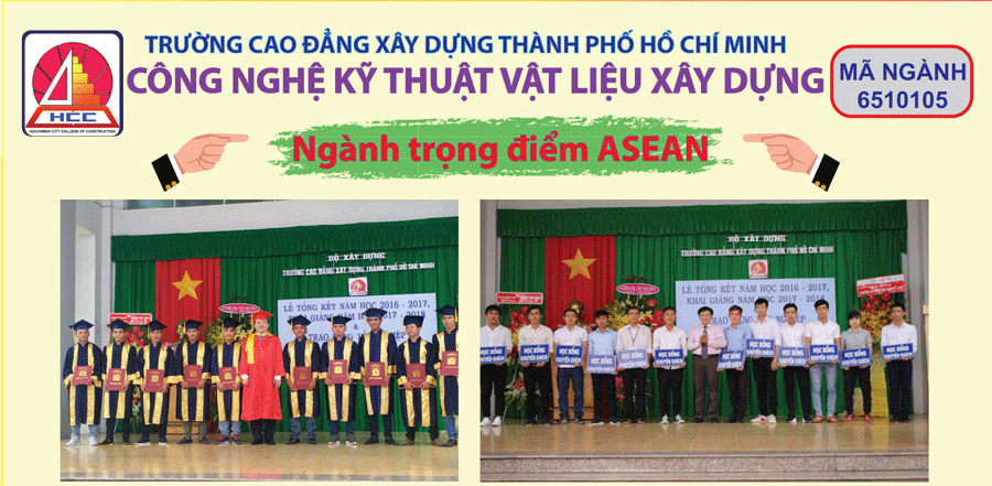 Thông tin tuyển sinh ngành công nghệ vật liệu xây dựng năm 2019