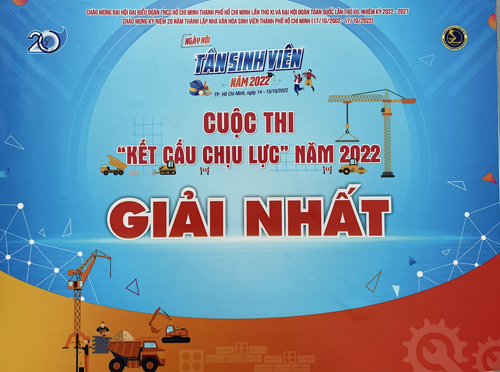 Giải Nhất cuộc thi Kết Cấu Chịu Lực – năm 2022